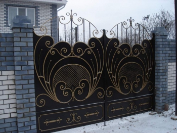 12 mẫu cửa cổng sắt đẹp cho nhà vườn, biệt thự nhà vườn