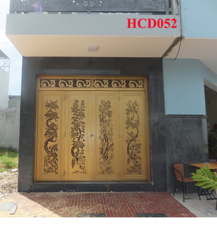 Cửa cổng, cửa cổng sắt cnc HCD 052